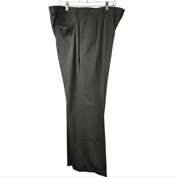 Claiborne Men's 40x30 PR Essentials Meru Classic Fit Pleated Dress Pant Cuffed - Picture 14 of 14